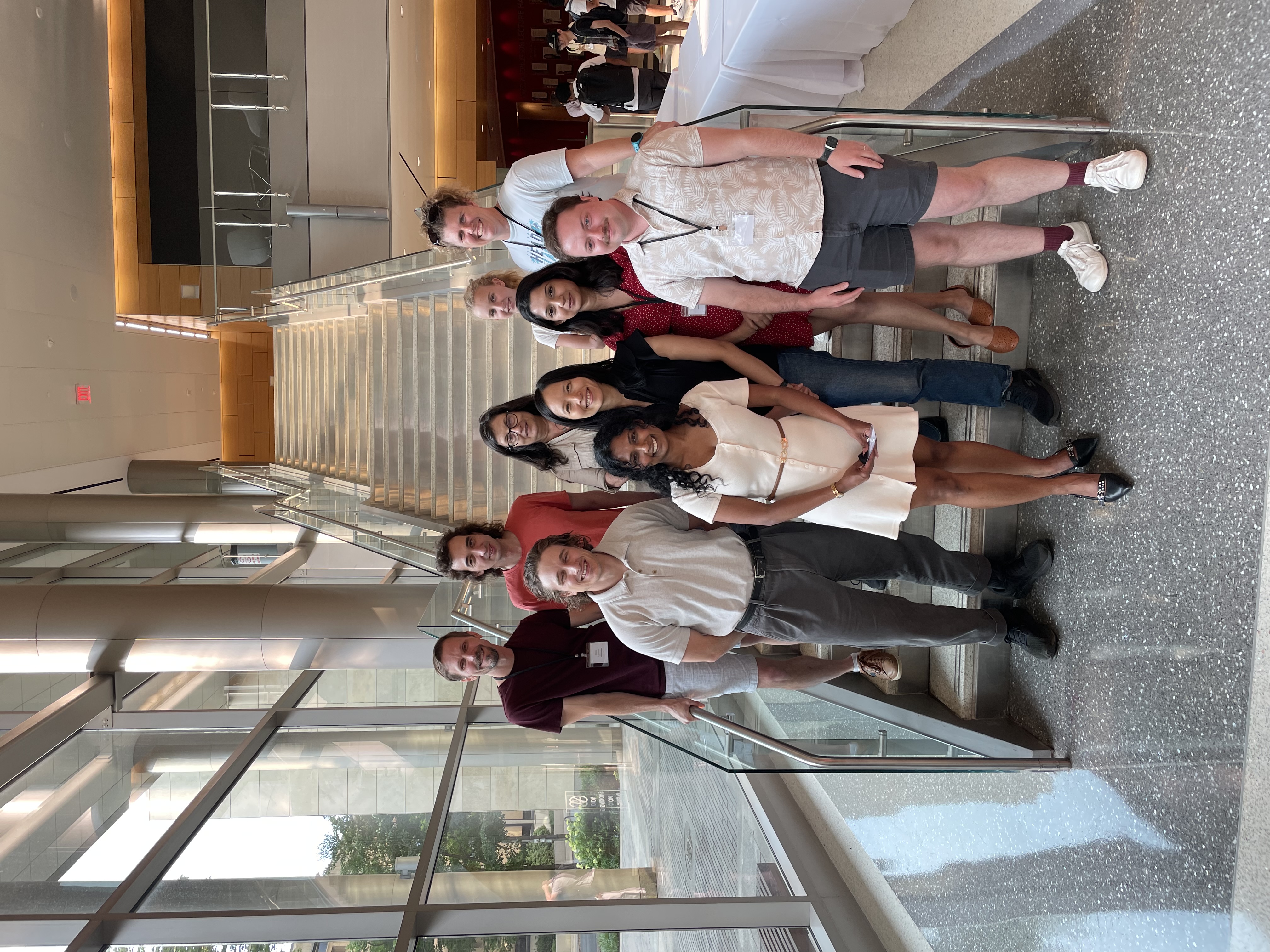Effie with studnets at AGQT