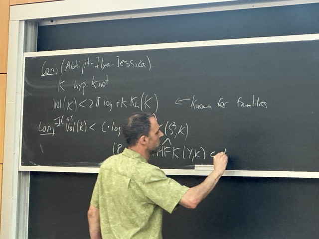 Dave at the blackboard